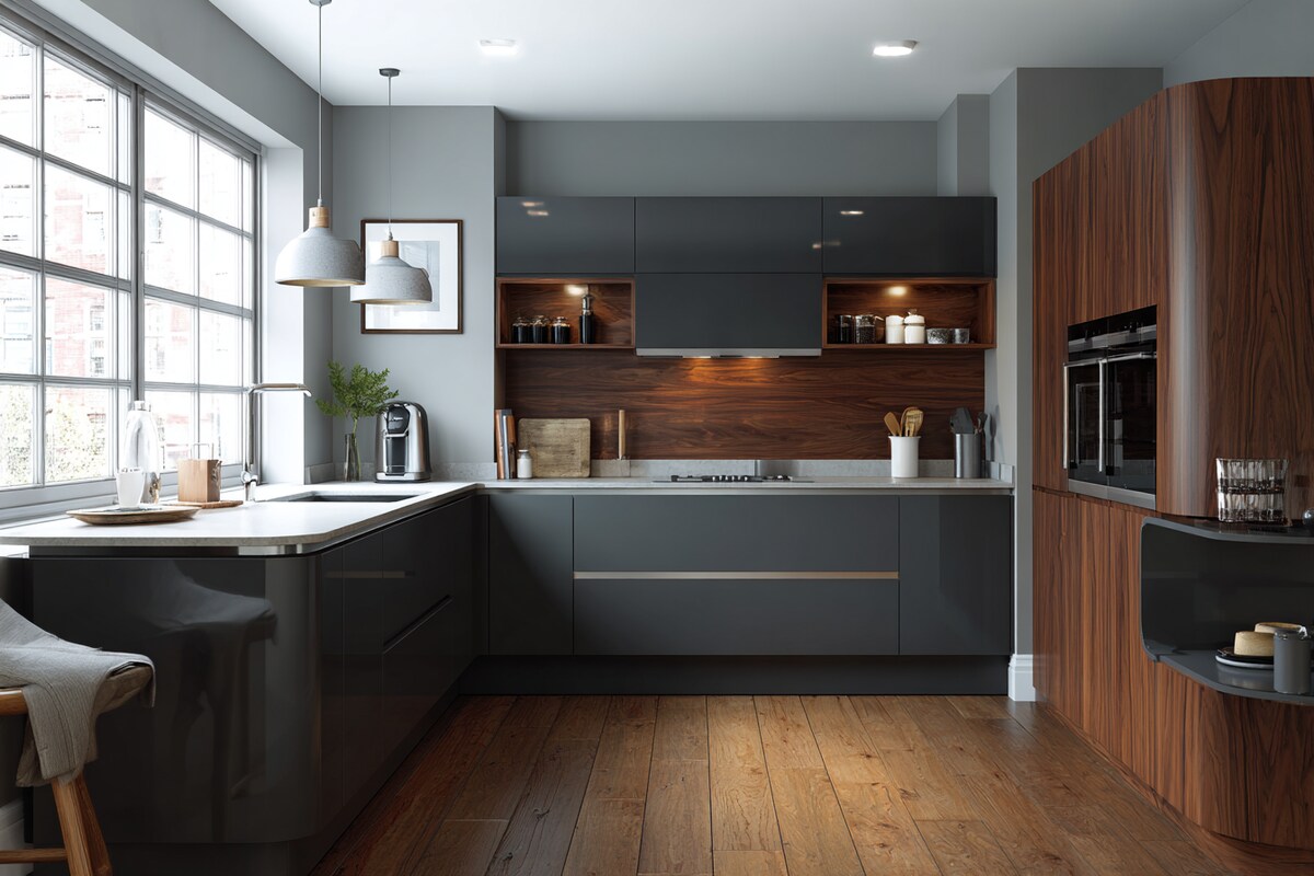 Contemporary Island Kitchen featuring Blum Soft-Close Tandem Boxes & Pull-outs #2